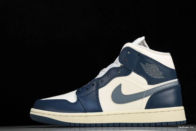 Air Mid Jordan 1  Blue BQ6472-414  French 0316